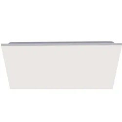 LED Deckenleuchte, weiß, quadratisch, Fernbedienung, dimmbar, modern