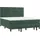 vidaXL Boxspringbett 180 x 200 cm Dunkelgrün