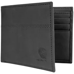 Carhartt Saddle Leather Bifold Wallet B0000207 - black