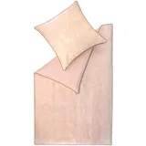 Esprit Satin-Bettwäsche-Garnitur Noel Farbe rosé Größe 155x220+80x80 - Rosa,