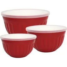 GREENGATE Schüssel 3er Set Alice aus Kunststoff rot