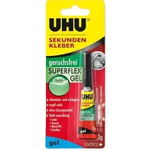 UHU Sekundenkleber Superflex Gel 3,0 g