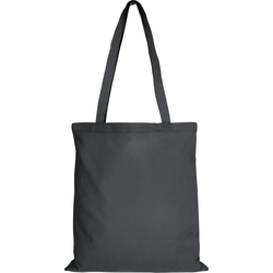 10er Pack Baumwolltasche - 28 Farben | mit Zwei Langen Henkeln | 38x42cm, anthrazit, 100 Stück