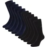 Cinque Business-Socken 10er Pack Schwarz/Dunkelblau 43-46