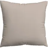 schlafgut Kissenbezug Woven Satin 80 x 80 cm Beige