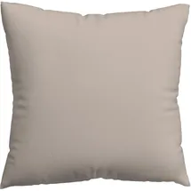 schlafgut Kissenbezug Woven Satin 80 x 80 cm Beige