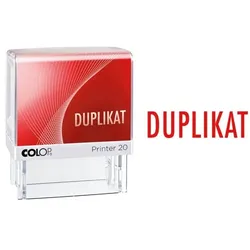 Colop Selbstfärbender Textstempel »Duplikat« rot, 5.8x7x3 cm