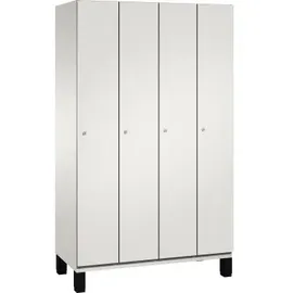 C+P Umkleidespind 4510040S10012 Füße 4Abteile B1200mm lgr/lgr
