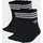 adidas 3-Streifen Crew Socken 10er Pack Schwarz/Weiß 40-42
