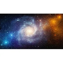Fototapete PAPERMOON "Universe Stars Nebula Galaxy", bunt, B:3,50m L:2,60m, Vlies, Tapeten