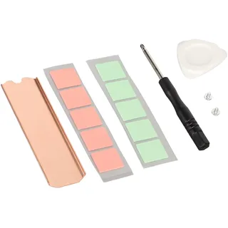 Watris Veiyi M.2 SSD NVMe Kühlkörper, Laptop NVMe Heatsink, SSD Kupfer Thermopad Kompatibel mit M.2 2280 NVMes SSDs