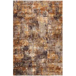Teppich SANAT "Oasis 1871", gelb (goldfarben, gelb), B:120cm H:8mm L:180cm, Viskose, Teppiche, Wohnzimmer, Kurzflor, Orient Optik