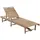 furnicato Sonnenliege 200 x 65 x 87 cm Beige