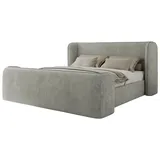 MKS Emora Classic Duo 180 x 200 cm Hellgrau Strukture