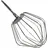 Bosch Rührbesen 00659891 silberfarben