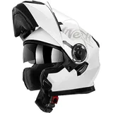 Westt Motorradhelm Integralhelm Herren Damen mit verstärktem Kinnschutz Chopper Moped Mofa Roller Helm Motorrad mit ECE DOT Zertifizierung