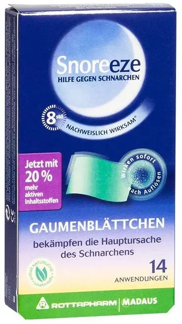 Snoreeze Gaumenplättchen