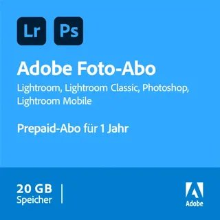 Adobe Foto-Abo 1 Benutzer Jahresabonnement