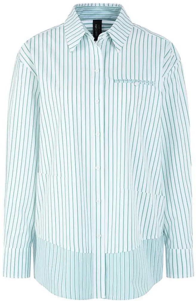 Long-Bluse Hemdkragen Marc Cain weiss, 42