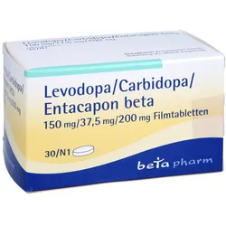 LEVODOPA/Carbidopa/Entacapon beta 150/37,5/200 30 St