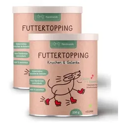 Hunderunde Futtertopping - Knochen & Gelenke - Beweglichkeit, Gelenkgesundheit, starke Knochen, natürliche Zutaten 500 g