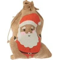 Folia Jutesack 25x35cm natur für Nikolaus und Weihnachten