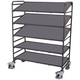 Cordes VarioFit Eurokastenwagen 5 Holzböden RAL 7016