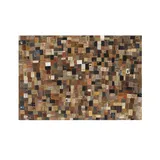 OCI DIE TEPPICHMARKE meinTeppich Lederteppich Labelstar ¦ braun ¦ Rindsleder / Kuhhaut ¦ Maße (cm): B: 70