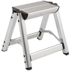 HAPPY PEOPLE Trittstufe klappbar, 29,5x33x29 cm, Aluminium, 150kg Tragkraft
