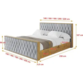 altdecor ENZO5-Z 200 x 200 cm Hellgrau