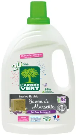 L'Arbre Vert Ökologisches Flüssigwaschmittel Marseille-Seife 1,53l