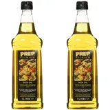 PREP PREMIUM Woköl 1 x 1000 ml PET Wok Öl Für die asiatische Küche Sonnenblumenöl geröstetem Sesam öl, verfeinert mit Knoblauch- & Ingweraromen für Wok Gerichte (Packung mit 2)