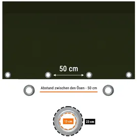 Zill Abdeckplane 1,5 x 6 m Grün