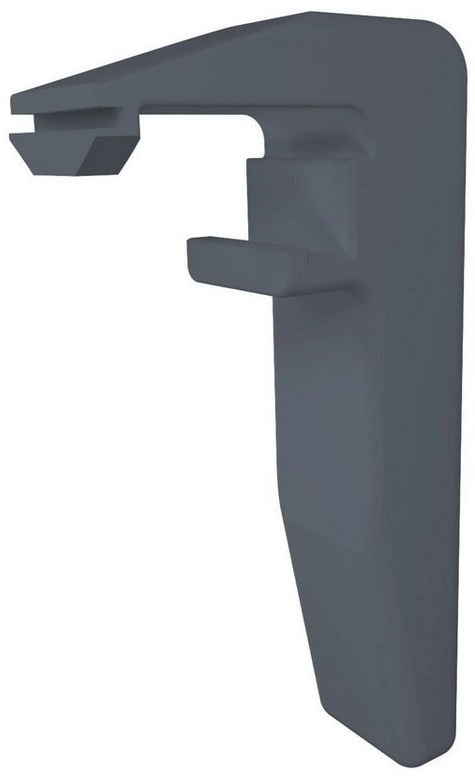 fossi3D Küchenmaschinen Zubehör-Set Griff kompatibel für Monsieur Cuisine Connect abnehmbar Halter LIDL M grau