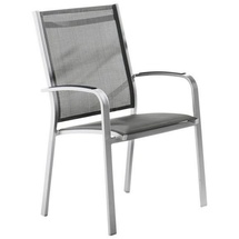 Sieger Meran Stapelsessel 61 x 57 x 98 cm graphit/grau