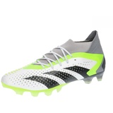adidas Unisex Predator Accuracy.1 Ag Football Shoes (Artificial Grass), FTWR White/Core Black/Lucid Lemon, 42 EU - 42 EU