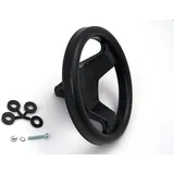 Rolly Toys Lenkrad für Tretfahrzeuge (Zubehör für rollyFarmtracs, rollyX-Tracs und rollyUnimogs, schwarzes Lenkrad, Steuerrad) X38600001580, Large, Schwarz
