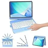 FUWANG Tastatur Hülle für iPad A16 Hülle mit Tastatur iPad Hülle mit Tastatur 11 Hülle mit Tastatur für 10 & 11 Generation (2022/2025), mit Bluetooth Tastatur und Multi Touch Touchpad 360° Drehbar