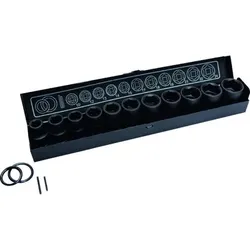 Kraft-Steckschlüssel-Satz 1/2" 15-teilig