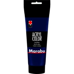 Marabu 120125053 Marabu Acryl Color 053, 225 ml, dunkelblau