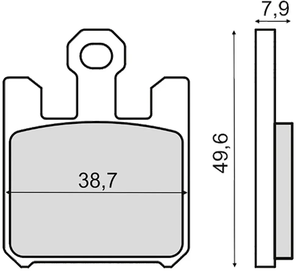 Rms Kawasaki Z750 R 225102983 Sinterbremsbeläge - Multicolor - One Size