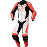 Alpinestars Herren Motorrad Kombi 54 - Alpinestars GP Force Lurv Einteiler - fluorot-weiß