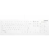 Cherry AK-C8112 Medical Keyboard, weiß, vollversiegelt, USB, EU (AK-C8112-US-W/EU)