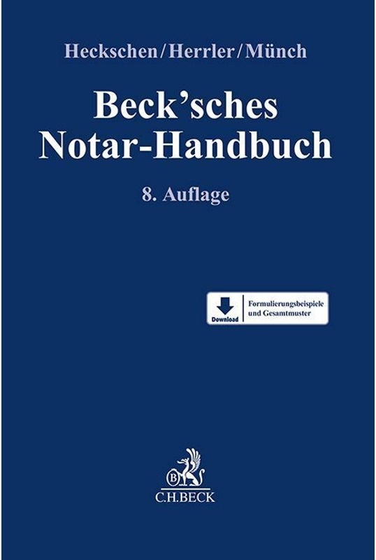 Beck'sches Notar-Handbuch  Leinen