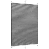 Sekey Wabenplissee 90 x 130 cm grau