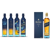 Johnnie Walker Blue Label | Blended Scotch Whisky | limitierte Auflage 2021 | handverlesen aus schottischen Gefilden | 40% vol | 700ml Einzelflasche & Blue Label | 40% vol | 700ml