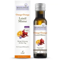 BIO PLANÈTE  Vital-Öl Omega Orange Leinöl-Mixtur Bio 100ml