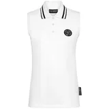 Plein Sport Poloshirt STATEMENT, Größe M in Weiß 01 | white
