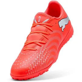 Puma Future 9 Play TF Herren glowing red/puma white/puma black/puma silver 40