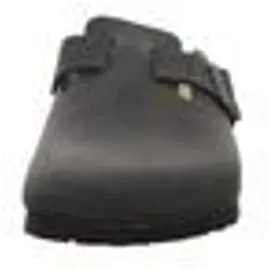 Birkenstock Boston Nubukleder geölt schwarz 44